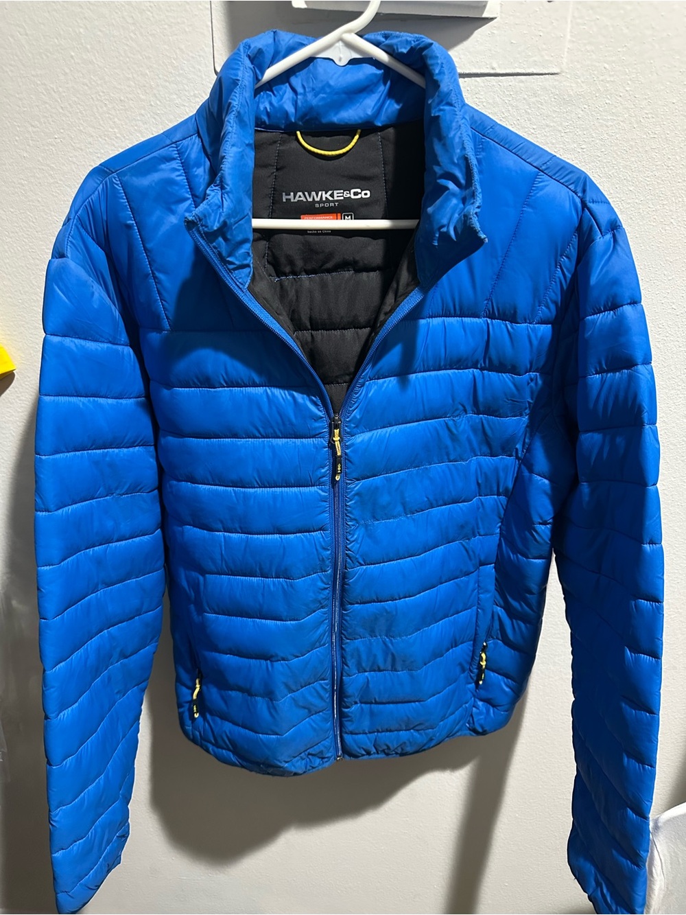 Hawke & Co Men's Bright Blue Packable Puffer Jacket